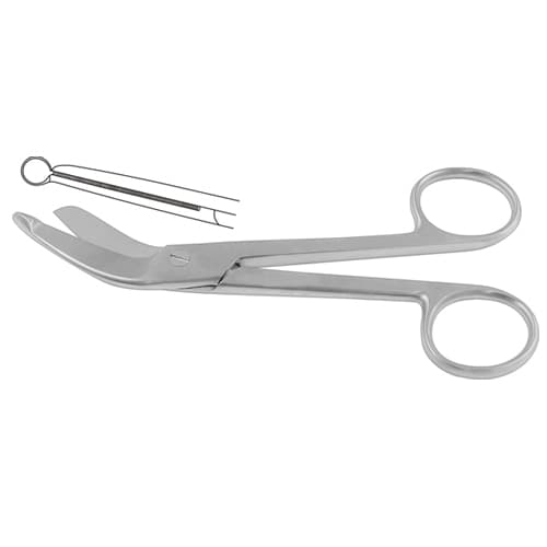 Lister-Excentric Bandage Scissors - Stainless Steel, 19 cm