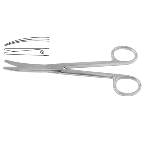 Premium Mayo-Stille Dissecting Scissors - Curved 15cm