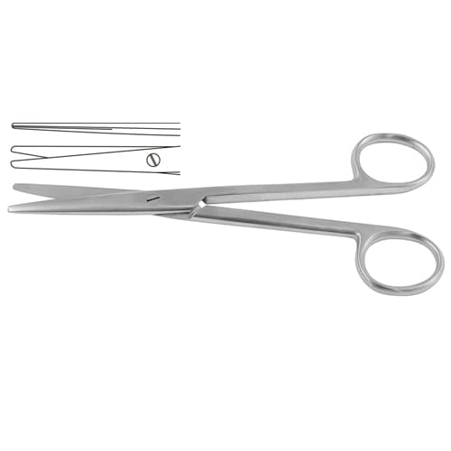 Premium Mayo-Stille Straight Dissecting Scissor - 15cm (6 inches)