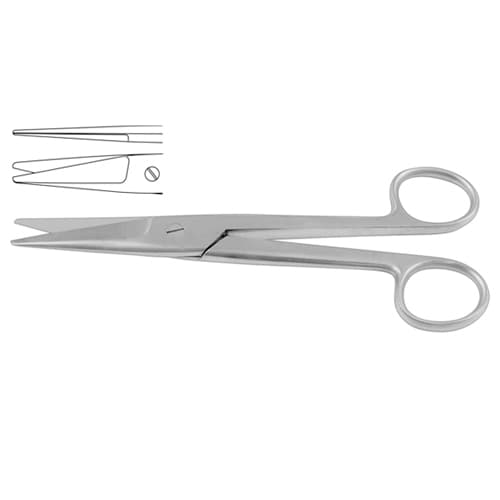 Mayo-Noble Straight Gynecological Scissor - 16.5 cm