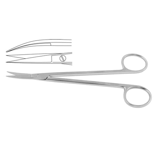 Premium Kelly Dissecting Scissors – Curved 16 cm