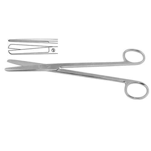 High-Precision Sims Gynecological Scissors