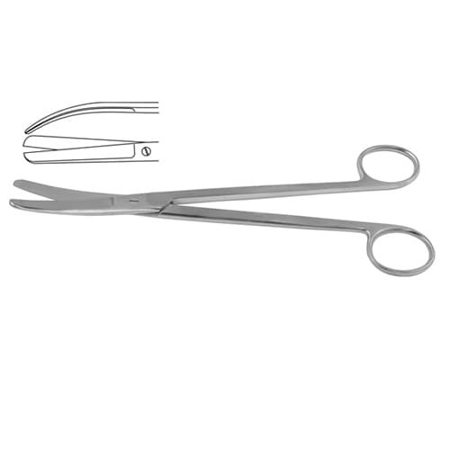 Sims Gynecological Curved Scissors - 23 cm