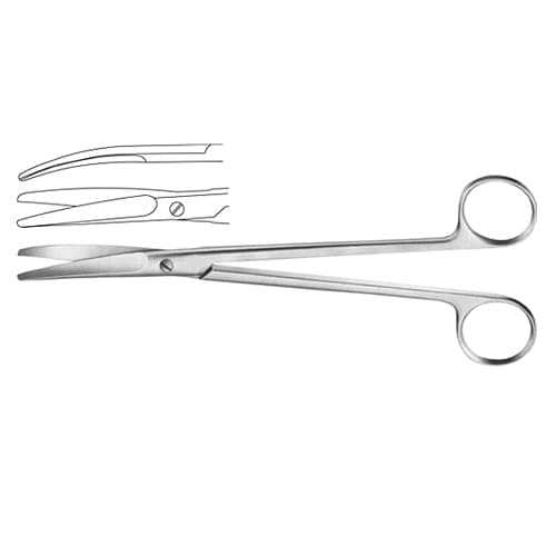 Sims Gynecological Scissors - Precision Curved Blunt/Blunt Design