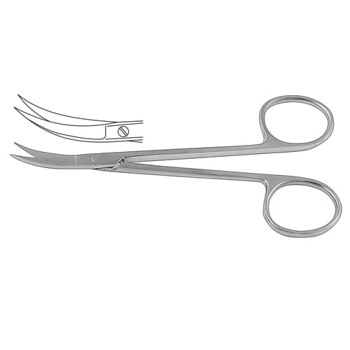 Premium Curved Iris Scissors - 11.5 cm (4 1/2 inches)