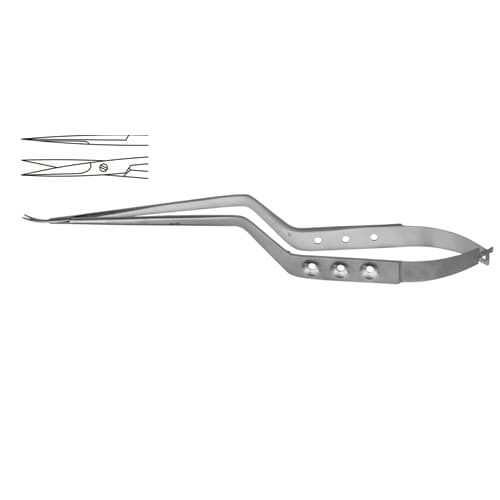 Jacobson Straight Micro Scissor - Bayonet Shaped, 23 cm (9 inches)