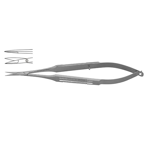 Precision Micro Scissor - Straight, Flat Handle
