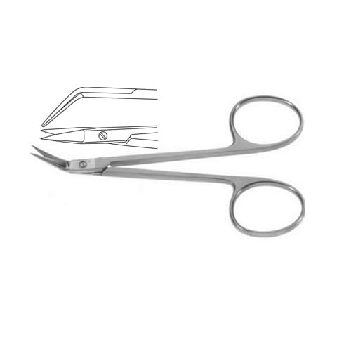 Converse (Graefe) Angled Nasal Scissors - Stainless Steel