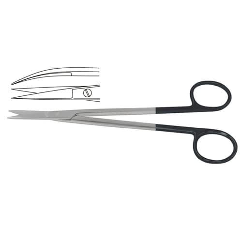Kelly SuperEdge™ Curved Dissecting Scissors, 16 cm - 6 1/4'