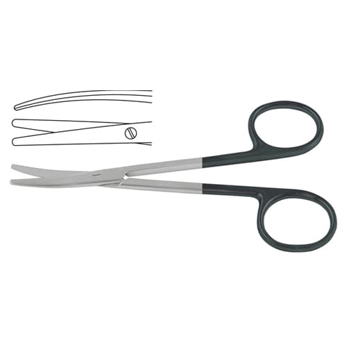 Metzenbaum SuperEdge™ Curved Dissecting Scissors - Blunt/Blunt, 15.5 cm