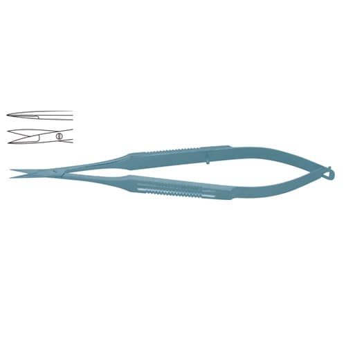 Titanium Micro Scissor Straight - 21 cm