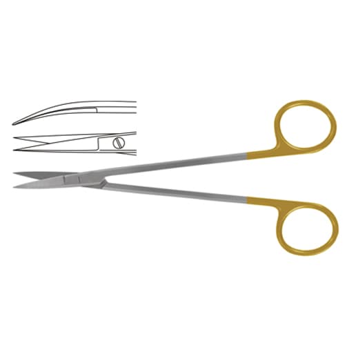 UltraCut™ TC Kelly Curved Operating Scissors 16 cm - Premium Surgical Instrument
