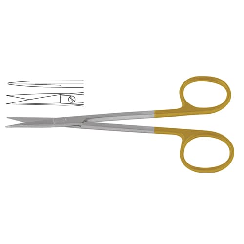 UltraCut™ TC Iris Surgical Scissors Straight - 11.5 cm (4.5 inches)