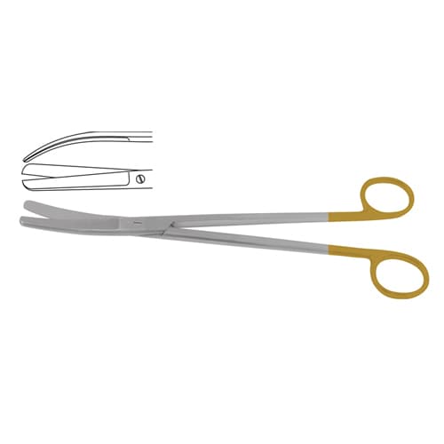 UltraCut™ TC Sims Curved Uterine Scissor - 23 cm (9 inches)