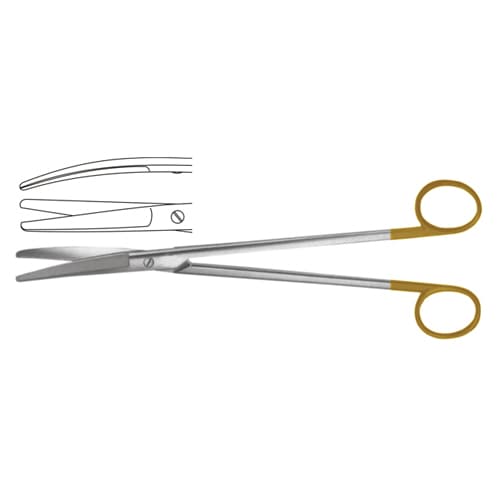 TC Wertheim Curved Gynecological Scissor - 35 cm (14 in)