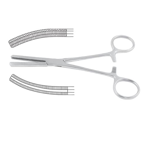 Fergusson Angiotribe Curved Hemostatic Forceps - 20 cm (8 inches)