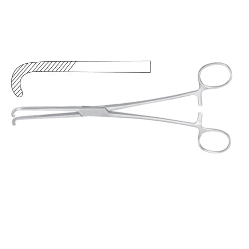 Premium Nissen Bile Duct Clamp – 21.5 cm Curved Downwards