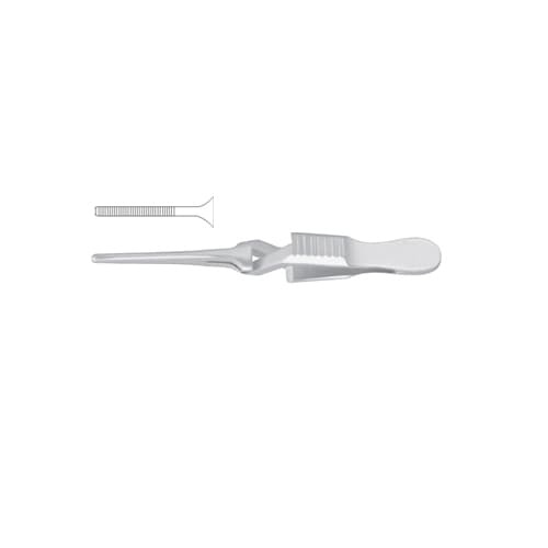 Diethrich Bulldog Clamp - Angled 50mm Jaw Length