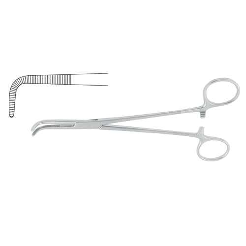 Kantrowitz Right-Angled Dissecting and Ligature Forceps - Stainless Steel, 27.5 cm (10 3/4 inch)