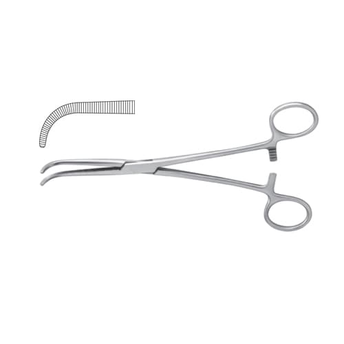 O'Shaughnessy Curved Dissecting and Ligature Forceps - 18 cm (7 inches)