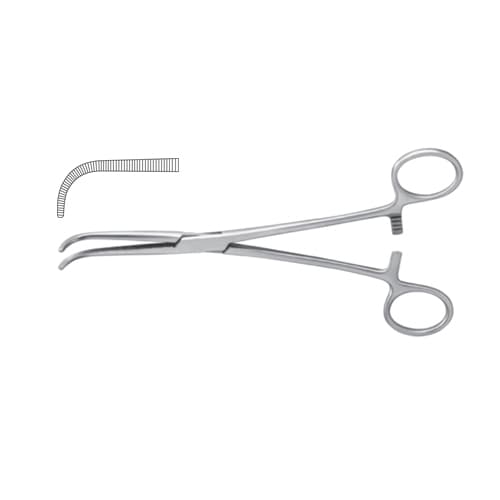 O'Shaughnessy Curved Dissecting and Ligature Forceps - 15 cm