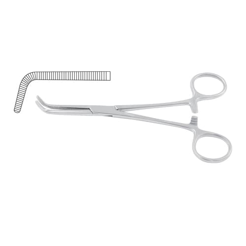 Mixter Right-Angled Dissecting and Ligature Forceps - 16 cm