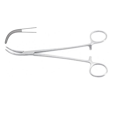 Mixter-Baby Dissecting and Ligature Forceps - Strongly Curved, 13 cm (5 inches)