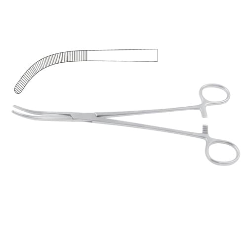 Rumel Curved Dissecting and Ligature Forceps