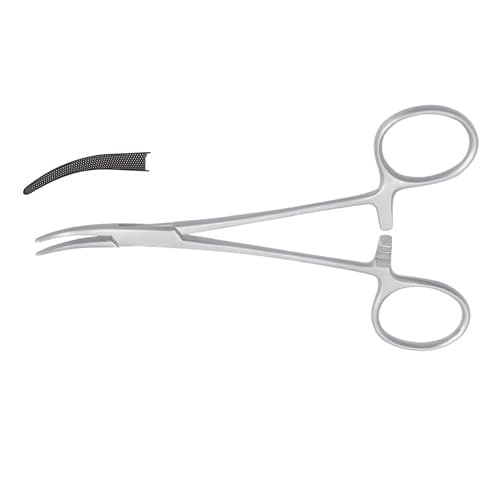 Haemostatic Cross Forcep, Serrated Jaw, 12.5 cm - 