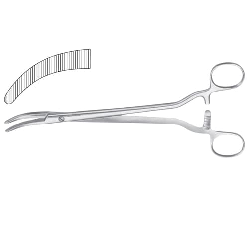Kocher Delicate Haemostatic Forceps - Straight, 1x2 Teeth, 16 cm (6 1/4 in.)