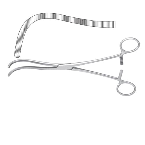 Guyon Curved Kidney Pedicle Clamp - 24 cm
