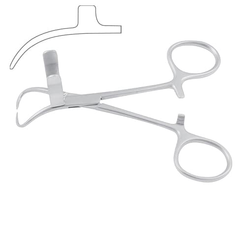 Backhaus Towel Clamp with Integrated Tube Holder - 13 cm / 5"