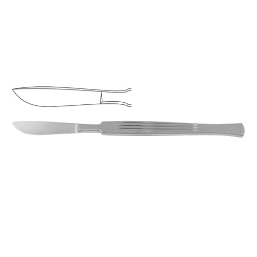 Precision Dissecting and Operating Knife with Metal Handle - 16 cm