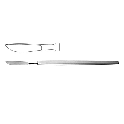 Dieffenbach Dissecting and Operating Knife with Metal Handle