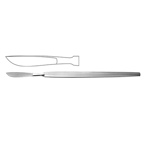 Dieffenbach Dissecting and Operating Knife with Metal Handle