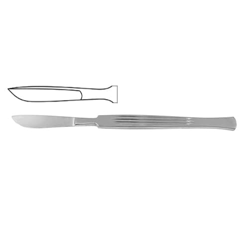 Surgical Dissecting and Operating Knife with Bellied Blade