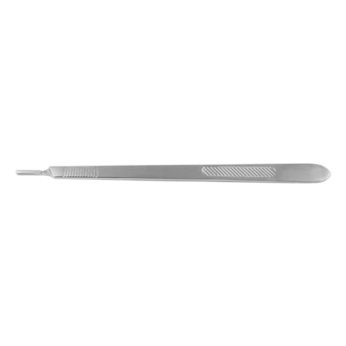 Scalpel Handle No. 3L - Solid Stainless Steel, Long 21.5 cm