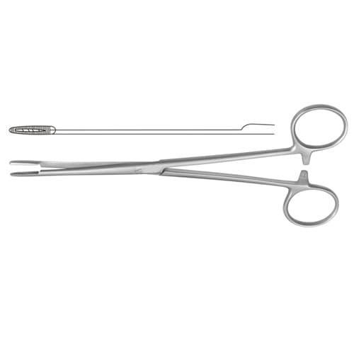Martin Stainless Steel Dressing Forceps, Straight, 17.5 cm - 7"