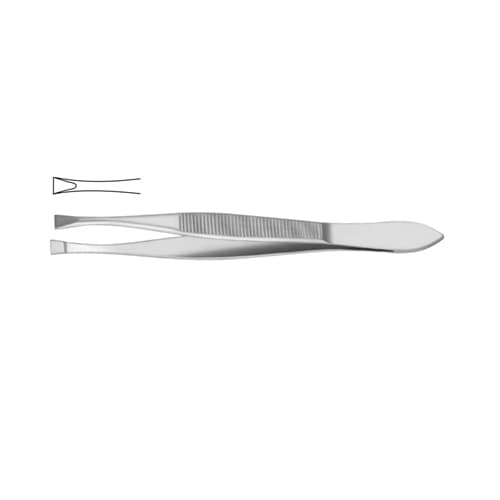 Littauer Cilia Forcep with Smooth Jaw - 8.5 cm