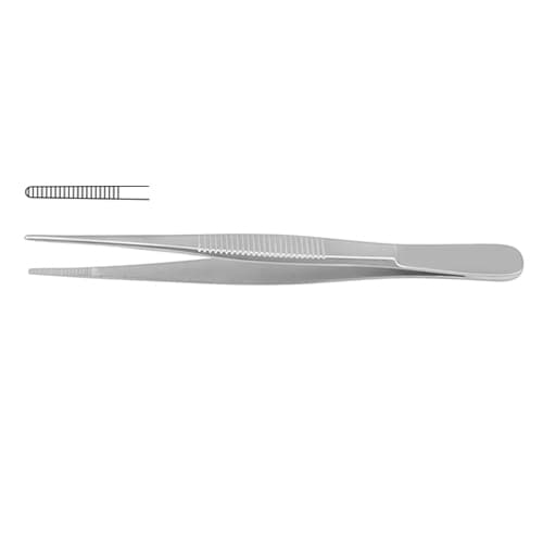 Precision Slender Pattern Dressing Forceps - 13 cm (5 inches)