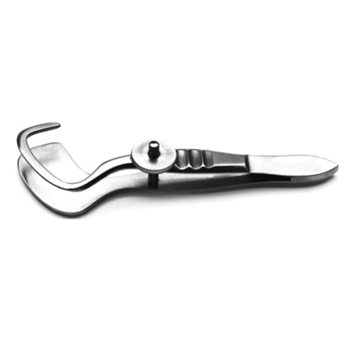 Desmarres Entropian Forceps - Stainless Steel, Left 10 cm - 4 inches