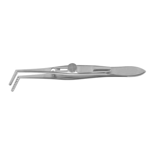 Jameson Pediatric Muscle Forceps with Slide Lock, 4 Teeth - 9.5 cm