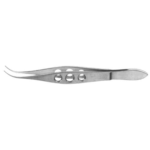 Precision Curved Suture Tying Forceps - 10.5 cm (4 inch)