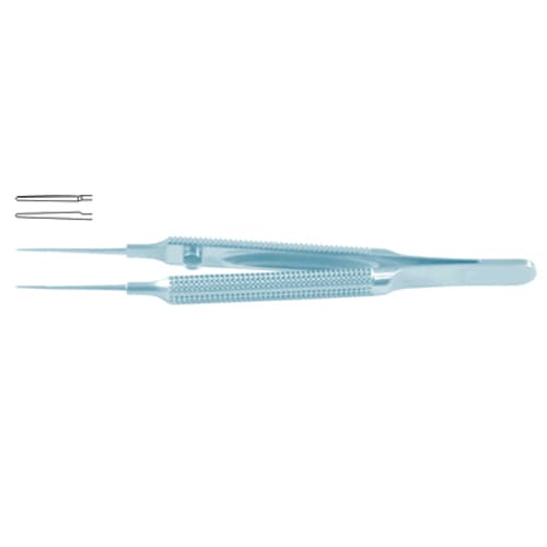 Tennant Extra Delicate Suture Tying Forceps with Guide Pin