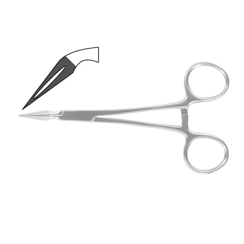 Stieglitz Precision Splinter Forceps - Stainless Steel, 13.5 cm (5 1/4 inch)