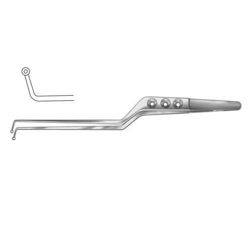 Samii Precision Tumor Grasping Forceps - 24cm Bayonet Shaped