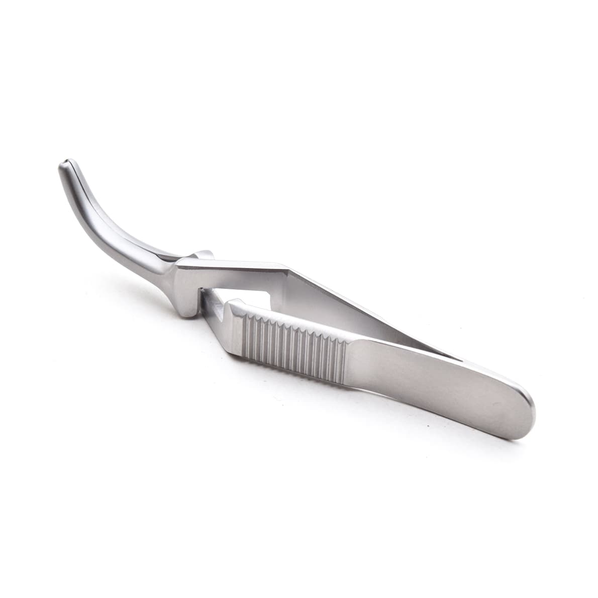 8cm DeBakey Curved Bulldog Clamp – Precision Surgical Instrument